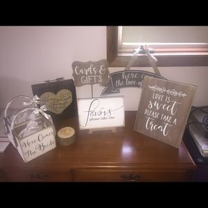 rustic country wedding decor